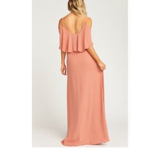 Show Me Your Mumu Caitlin Ruffle Maxi Dress XS